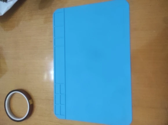 Estera de estación de soldadura de silicona resistente al calor, 932 ° F, estera magnética antiestática para teléfono electrónico, portátil, reparación de relojes photo review