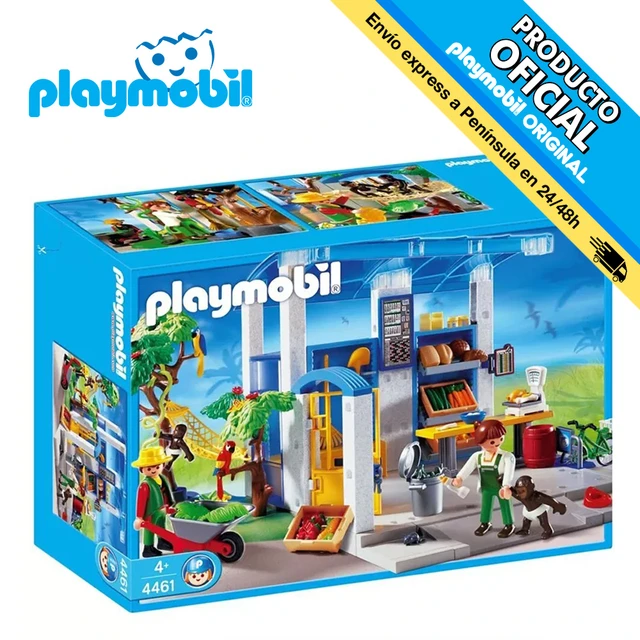 Playmobil 4461 Zoo Supermarket, Original, Clicks, Gift, Child, Girl, Toy,  Shop, Official License, Famobil, Figure - Action Figures - AliExpress