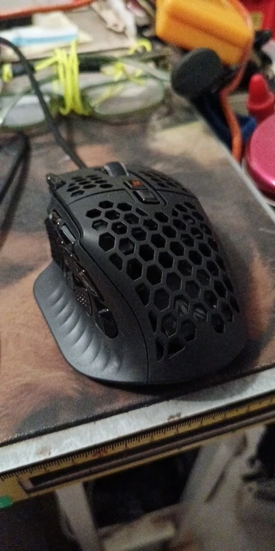 SOLAKAKA SM809 Wired RGB Gaming Mouse 22800 DPI MMO photo review