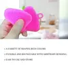 2Pcs/1Set Silicone Dishwashing Brush Multi-piece Multi-color Combination Set Washing Dishes Sponge Brush Kitchen Cleaning 4