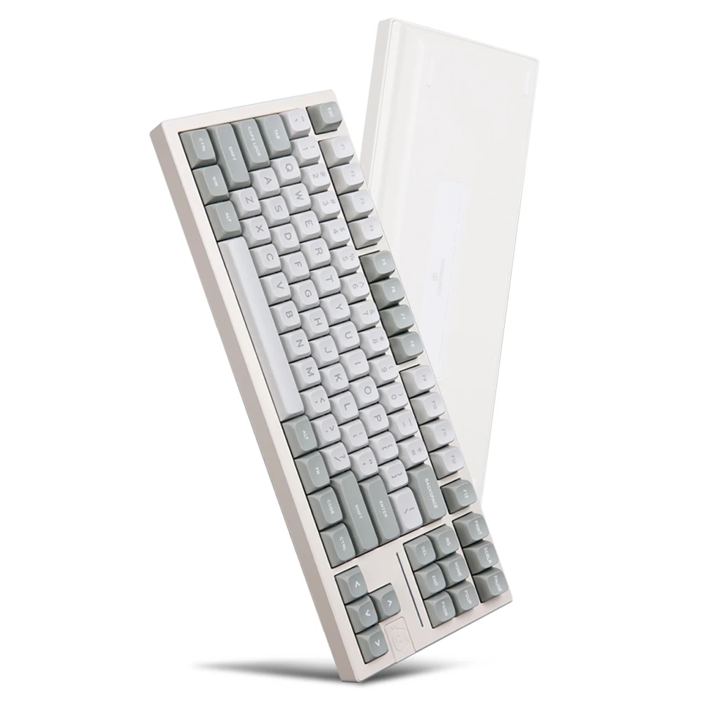 [한국 발송] 몬스타 몬스타기어 닌자87PRO ALU 풀 알루미늄 유무선 블루투스 키보드 (화이트) 텐키리스 87키 