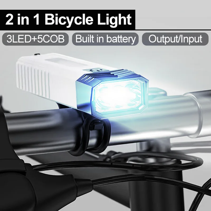 Mtb Road Bike Front Back Headlight Lamp Flashlight Bike Bicycle Light