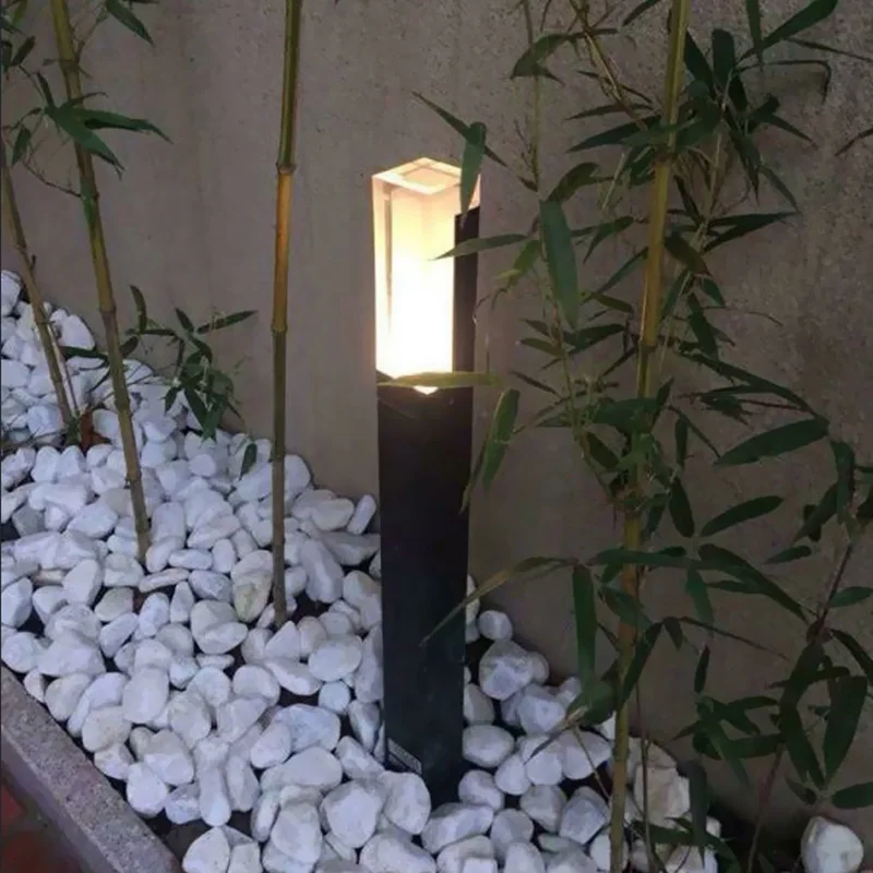 Outdoor Waterproof IP65 10W LED Lawn Lamp New Style Aluminum Pillar Garden Path Square Landscape Lawn Lights AC85-265Pillar lamp garden lights