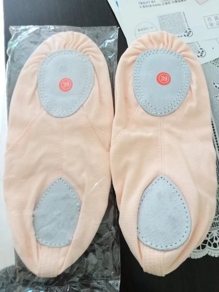 USHINE professional quality Children dance slippers canvas soft Sole belly yoga gym ballet shoes girls woman man ballerina