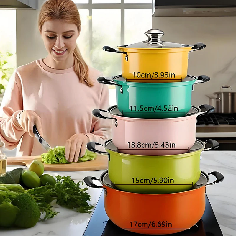 10-piece stainless steel cookware set 4