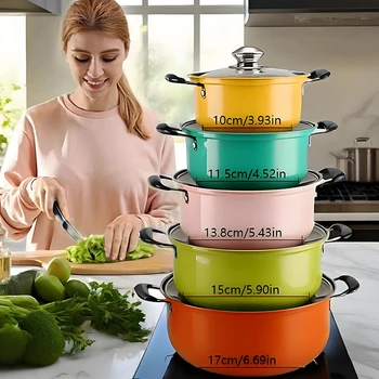 10-piece stainless steel cookware set 4