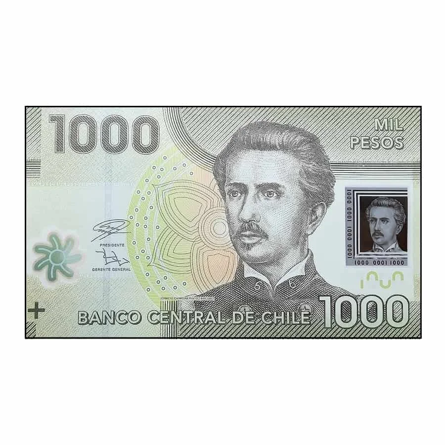 C1833.1 # Cile 2018. 1000 Pesos (F) - P #161H