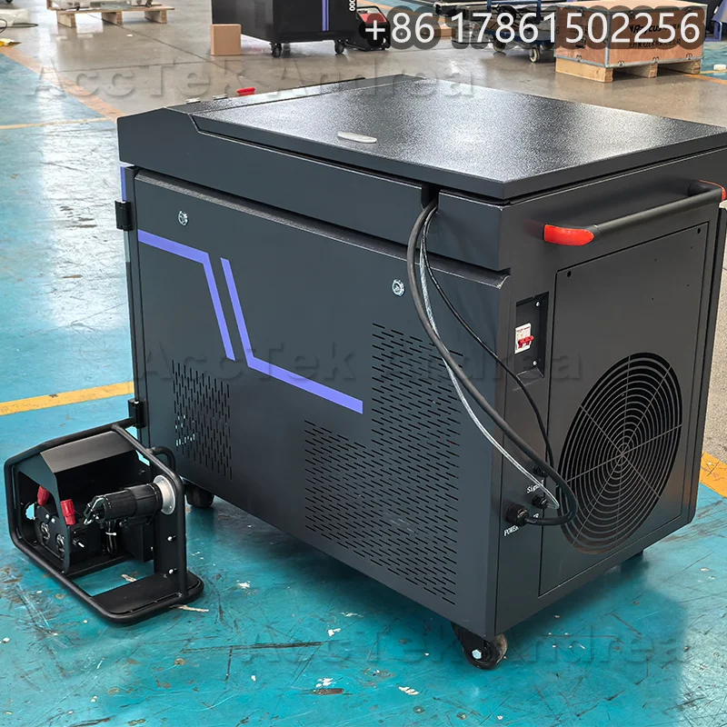 Portable Handheld Laser Welding Machine Fiber Laser Welder Alloy Aluminum Copper Galvanized Steel Metal Material 3 in 1