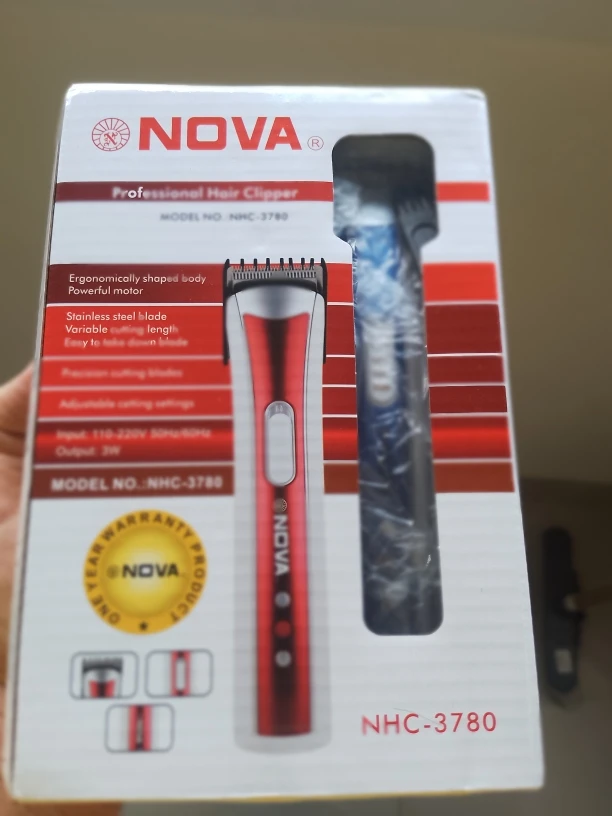 Máquininha De Cortar Cabelo e/ou Barbeador Portátil Aparador Barba 3915 bivolt Recarregável-ENVIO IMEDIATO PARA TODO BRASIL photo review