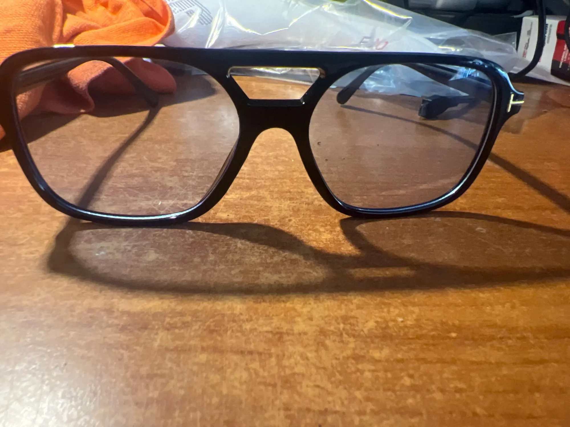 Square Double Color Frame Sunglasses UV400 photo review