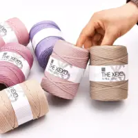 3.0MM x 100Yards Chunky Polyester Knitting Yarn Poly Tube yarn for Bag & Rug, Crafts Accessories Polyester Tube yarn 1