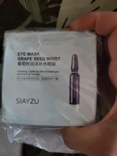 Grape Anti-aging Moisturizing Collagen Eye Mask Anti Dark Circles Dry Eyes Masks Beauty Skin Care Eye Patches 60Pcs photo review