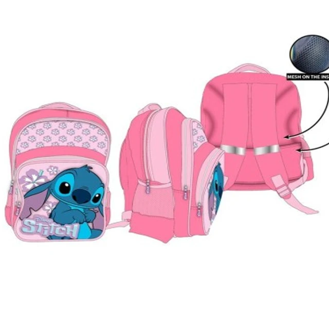 Disney Stitch Sac à dos 3D - Tous les sourires - Hauteur 31cm