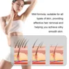 Armpit Depilatory Remove Underarm Legs Private Parts Body Hair Growth Inhibitor Smoothing Mild Painless Eliminate Hair Wax Paper 6