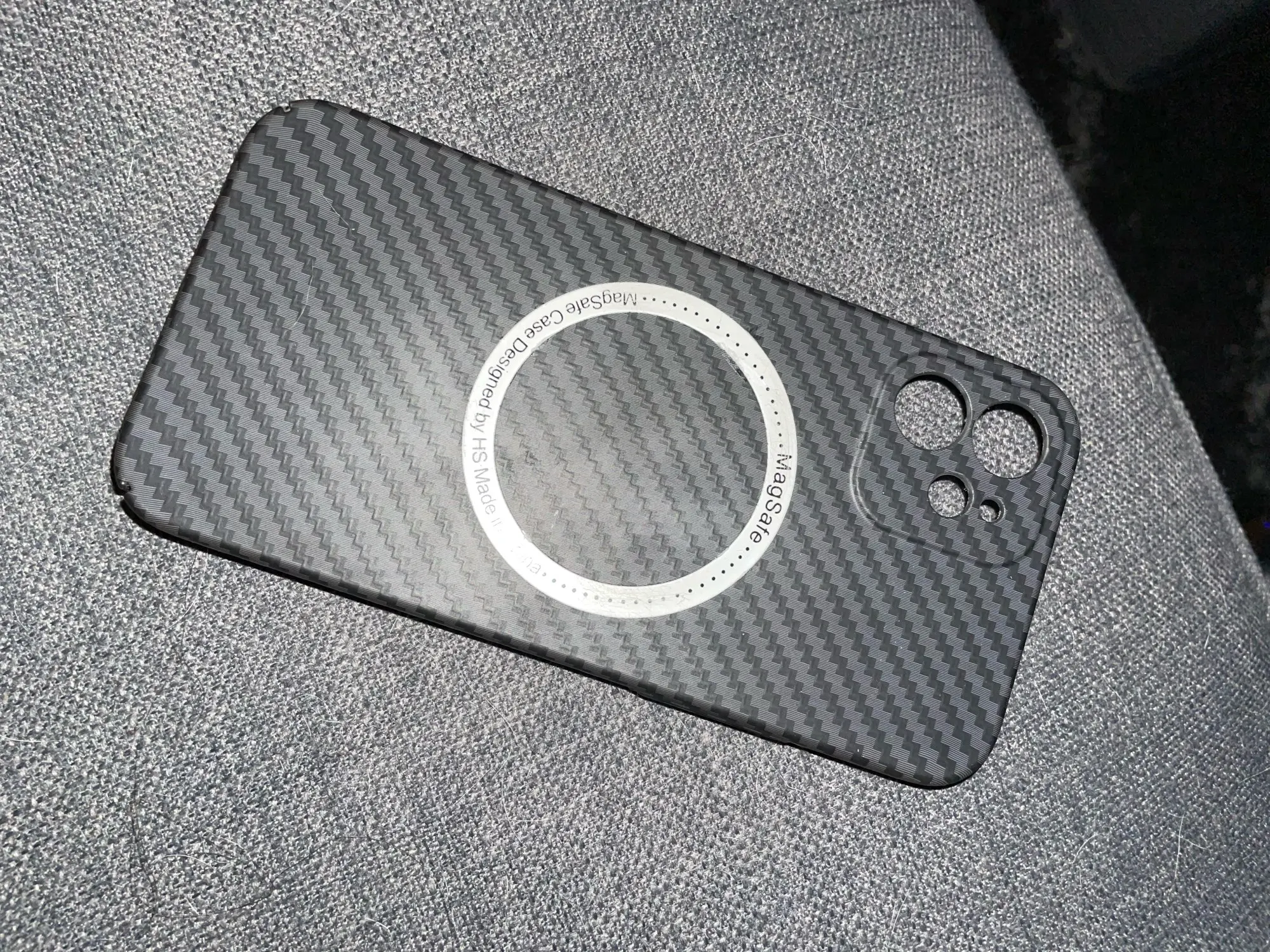 Carbon Fiber Magnetic Phone Case For iPhone 14