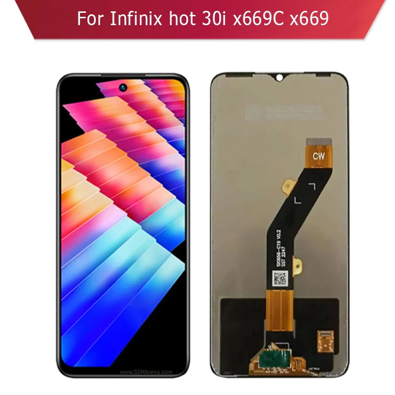 Per Infinix Hot 30I X669 Schermo LCD OEM Con Digitizer Assemblaggio