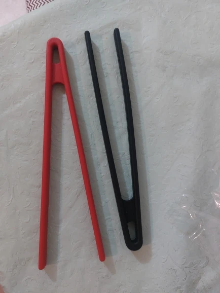 Silicone Food Toast Tongs Trivet Tongs for Kitchen Tongs photo review
