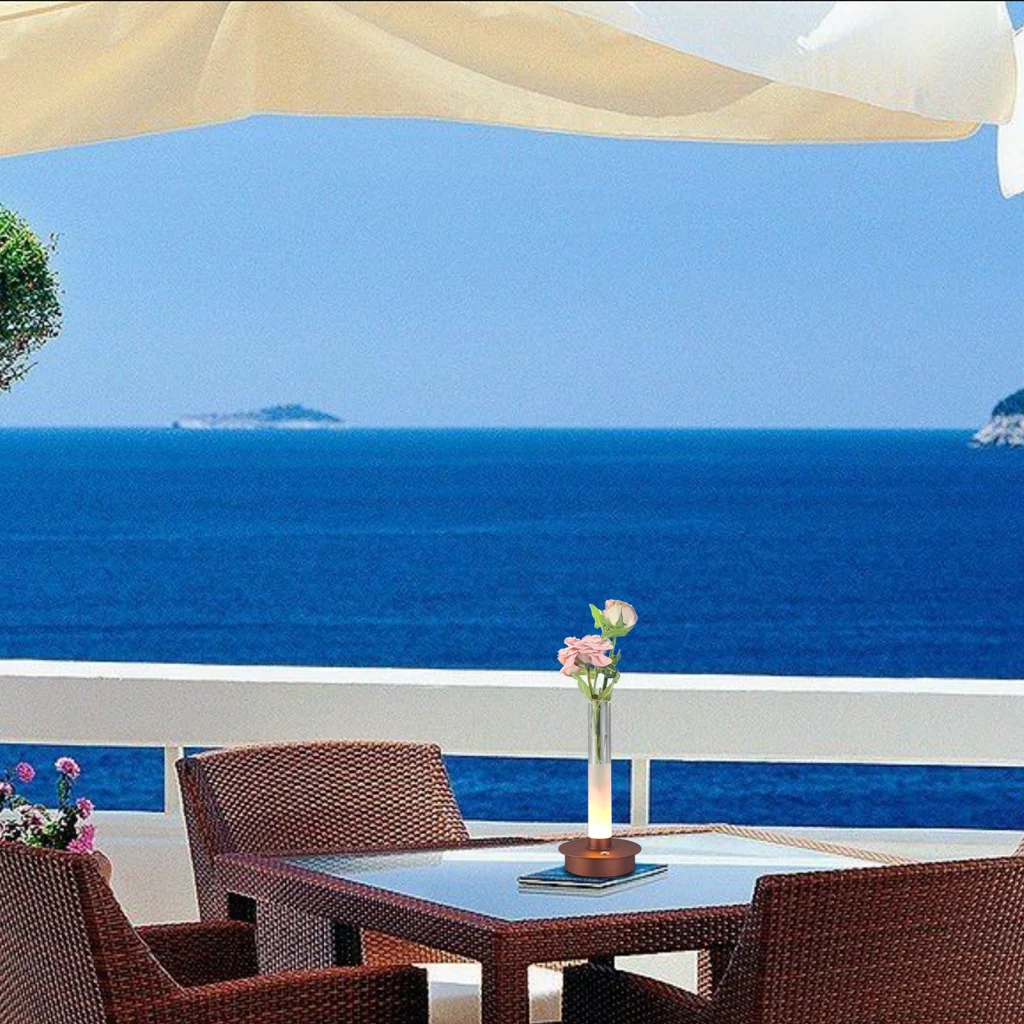 호텔 충전식 LED 테이블 램프, 창의적인 다이닝 터치, 호텔 바 커피 피나 프로 테이블 램프, Lampada Da Tavolo 장식 램프