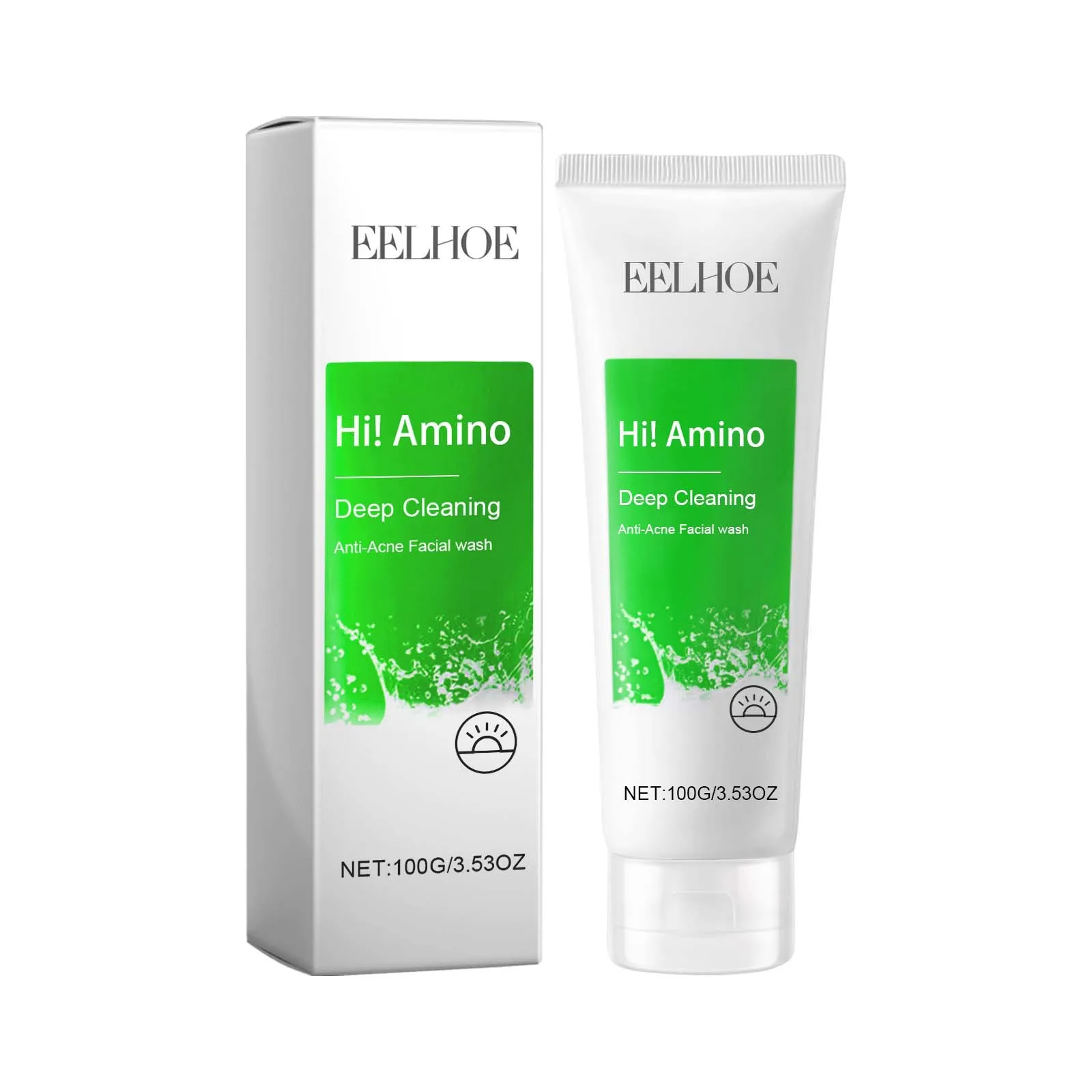 Facial Wash Cleanser Deep Cleansing Oil Control Moisturizing Remove Blackheads Shrink Pores A-cne Treatment Face Wash Foam 100g 2