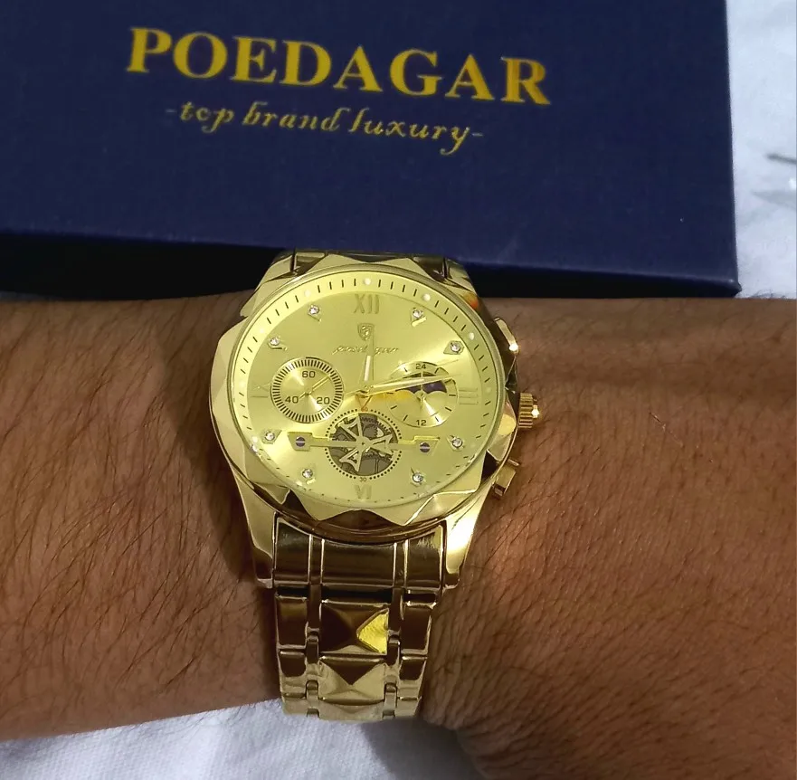 POEDAGAR Luxury Watch for Men photo review