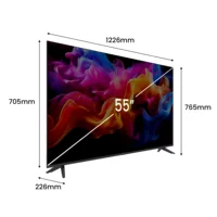 Téléviseur intelligent Kiano Elegance 55' avec système Vidaa D-LED DVB-T2/S2 5