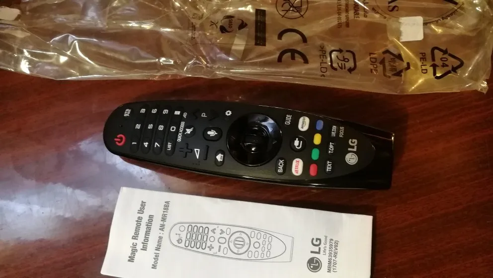 Mando LG Magic Remote 2018 AN-MR18BA MBM63935979 (1707-rev02