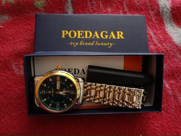 POEDAGAR Luxury Watch for Men photo review