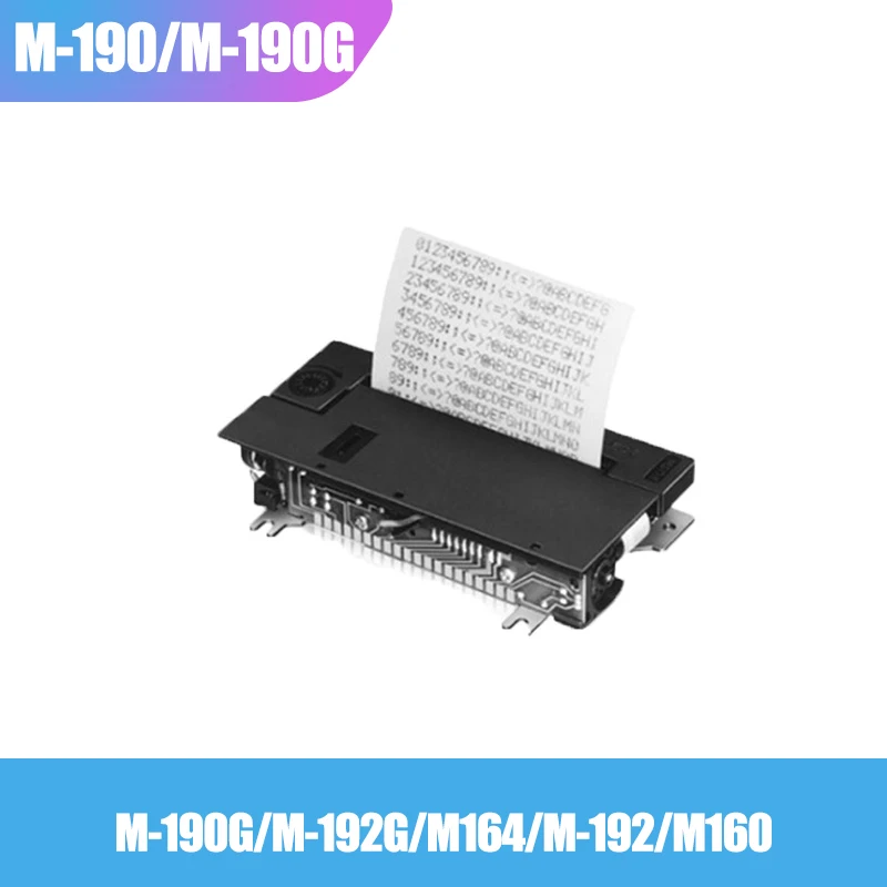 Mecanismo Seguro Ultra Compacto da Impressora da Matriz do Ponto da Cabeça M190 M-190g da Impressora do Impacto da Canela de 58 mm para o Medidor M190 M190g do Táxi