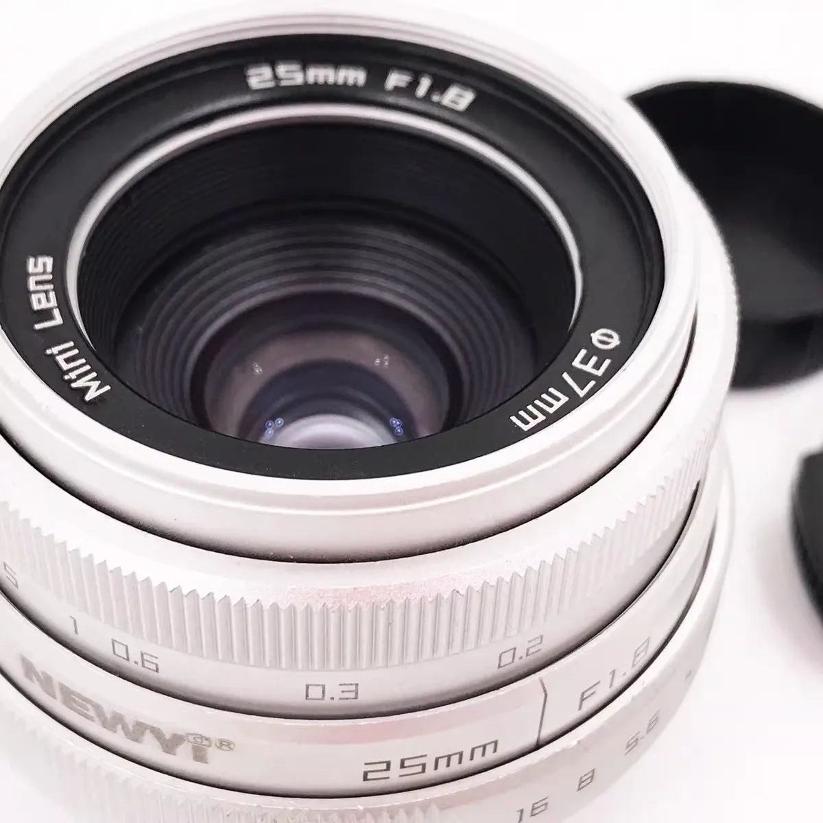 Ycs C-포트 라이브 렌즈 35mm F1.6 25mm F1.8 매크로 인물 고정 초점 마이크로 싱글 필름 헤드 (4K 카메라용)