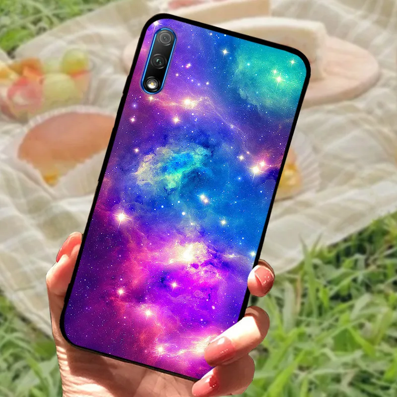 Elegant Marble Silicone Black Bumper Protective Case Cover