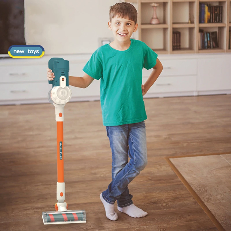 Simulation Electric Vacuum Cleaner Toy Housekeeping Product Spray Bottle Realistic Cleaning Tools Kid Christmas Gift