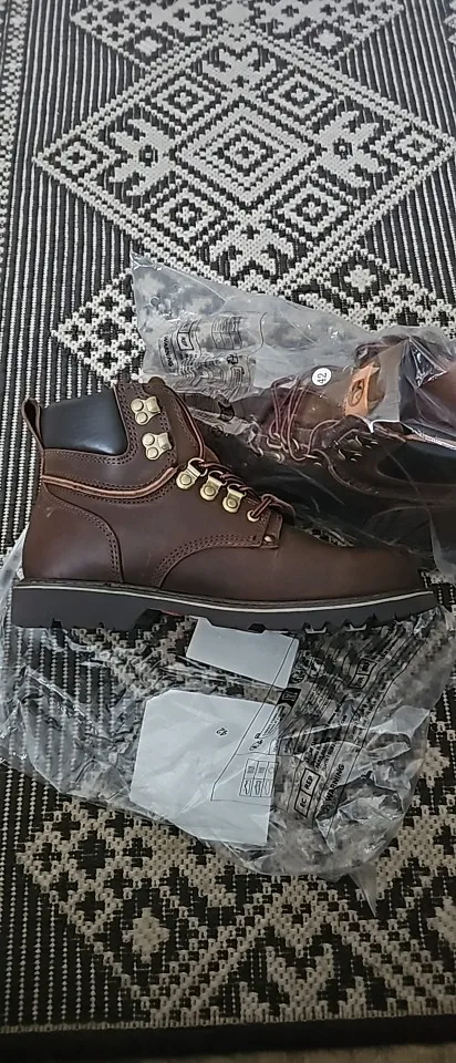 Hiking shoes Men waterproof hunting Boots Tactical Desert Combat Ankle Boots trekking shoes Women Work Leather Walking Sneakers photo review