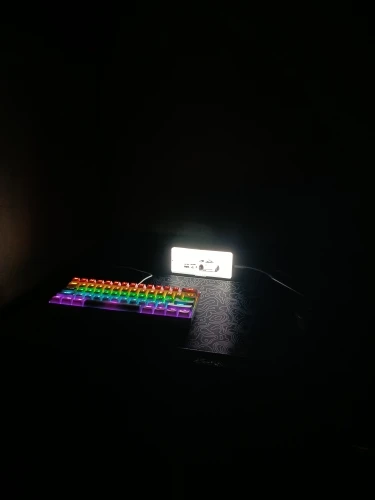APAYADO K61 60% Wired Mechanical Keyboard RGB Backlit photo review
