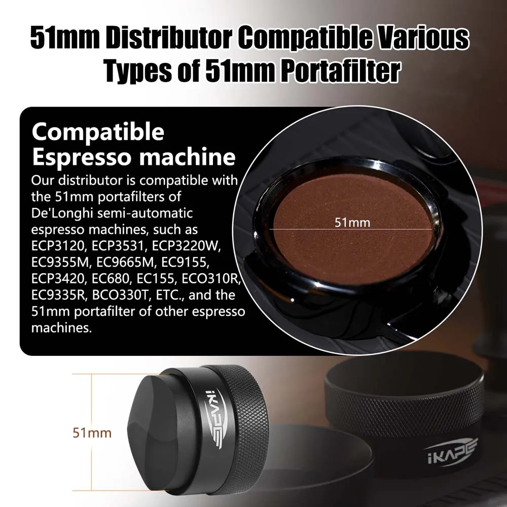 موزع قهوة إيكابي المتكيف بالجاذبية - طلاء التيتاني...