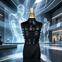 JPG Eau de Parfum 4.2 FL OZ 125ML, Flacon Torse Masculin avec Rayures Militaires Noires et Dorées, Notes de Fond Épicées à la Cardamome, Cadeau de Fêtes Recommandé 3