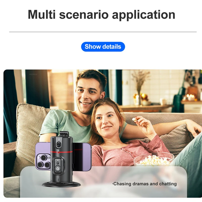 Gimbal Stabilizer Roreta Axis 360 Rotation Gimbal Stabilizer Selfie Stick Foldable Bluetooth Shutter For Smartphone