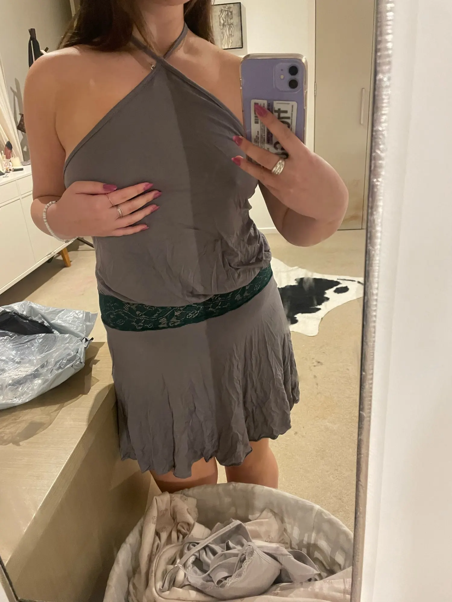 Halter Backless Mini Dress: Effortless Elegance for Summer Soirées photo review