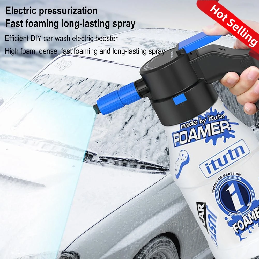 전기 자동차 디테일링 스프레이 1.5L 폼 분무기와 클리너, 세차 포머, 고압 세차 용품 전기 자동차 디테일링 스프레이 1.5L 폼 분무기와 클리너, 세차 포머, 고압 세차 용품