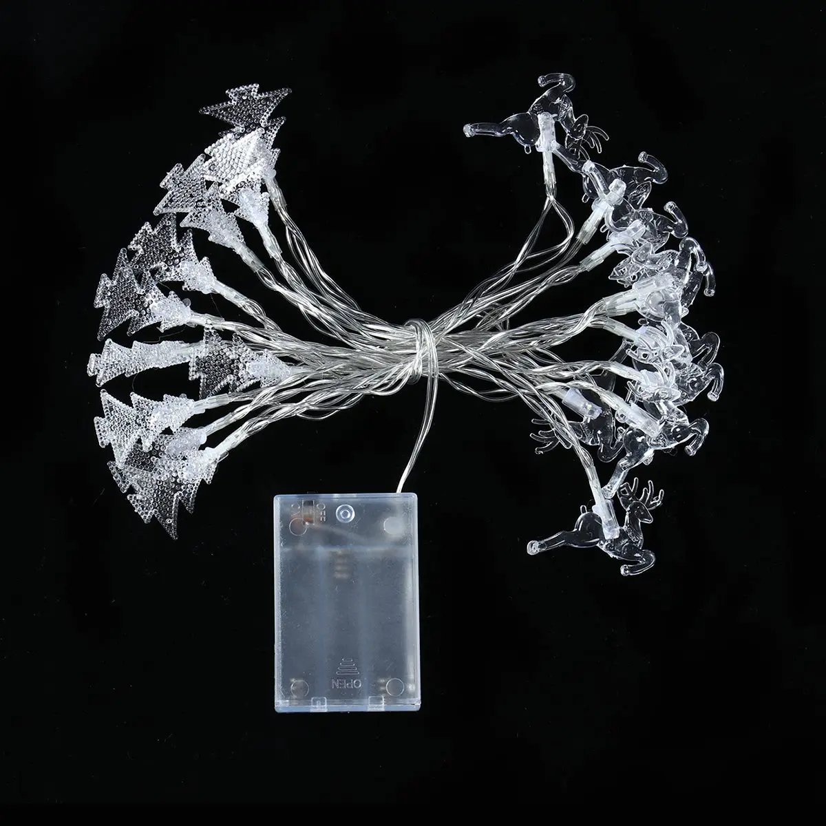 Christmas Tree Snowflake LED String Lights Banner Christmas Decoration for Home Navidad Xmas Tree Decor Fairy Light Pendant christmas decorations