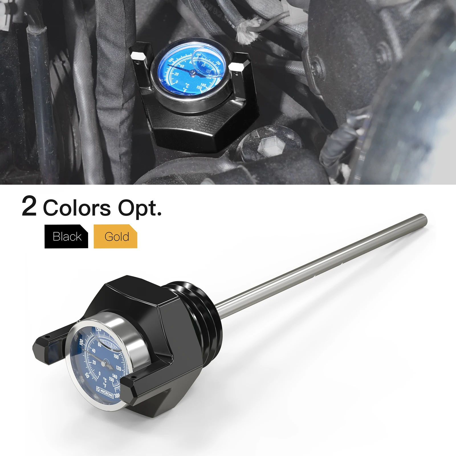 

Oil Dipstick w/ Thermometer For Harley Road King FLHR FLHRXS Electra Glide Street Glide FLHX Ultra Limited FLHTK 2017-2023 2022