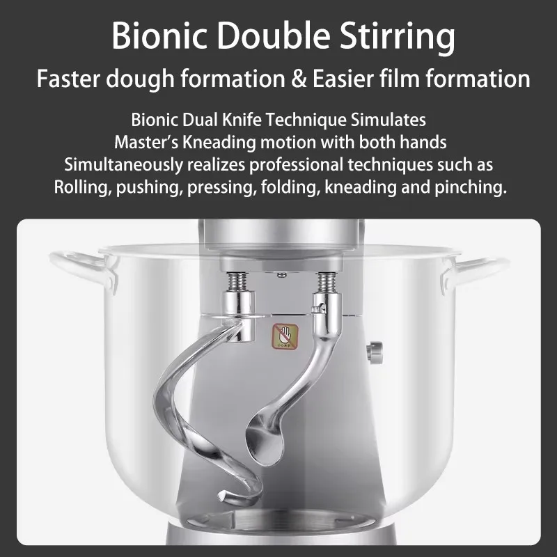 Stand Mixer Home Appliance Electric Blender Machine with Planetary Beater Processor Support for Dough Efficient Kitchen Tool