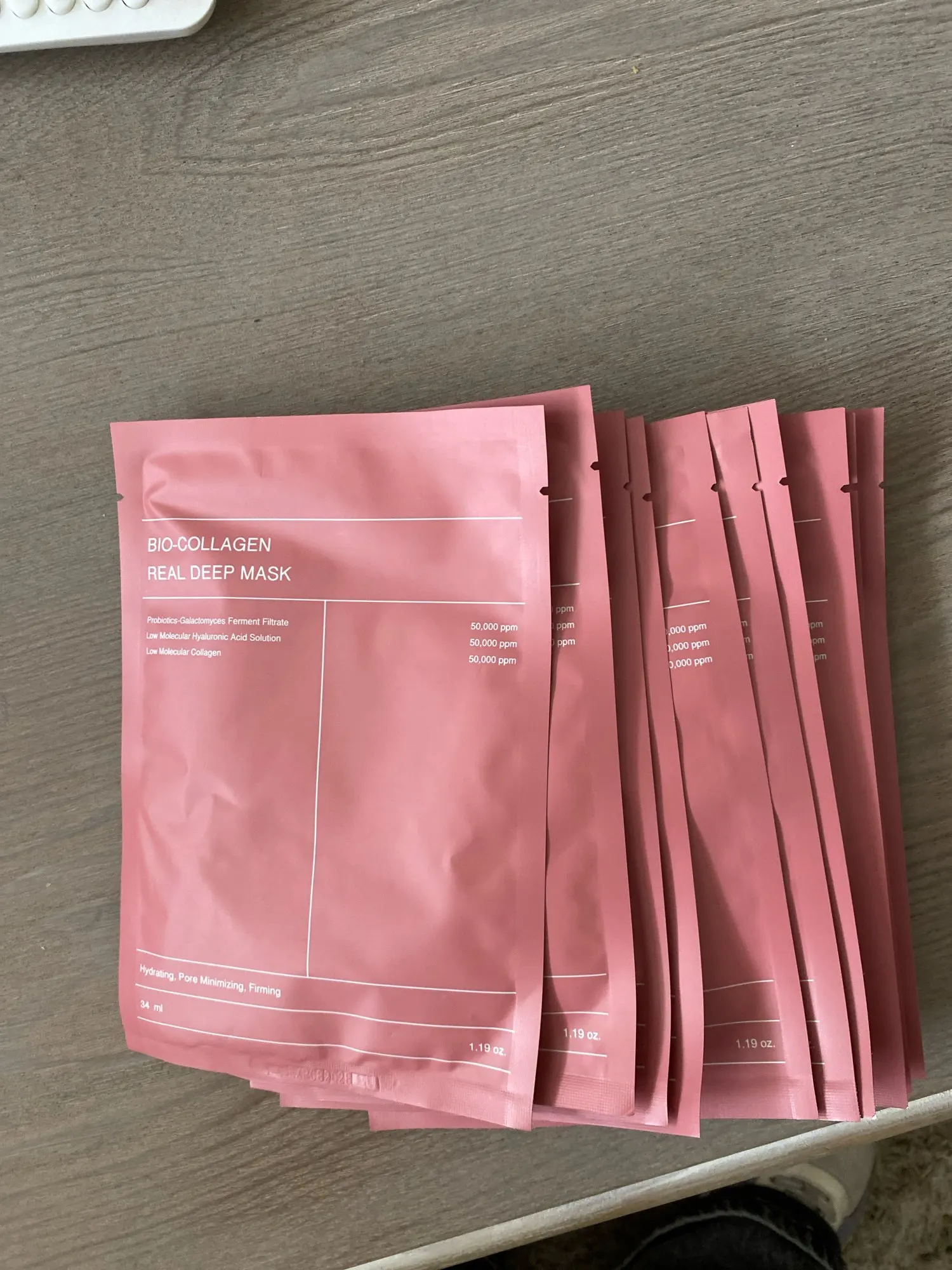 Bio Collagen Face Mask - Deep Hydration, Pore Shrink & Brightening Power!