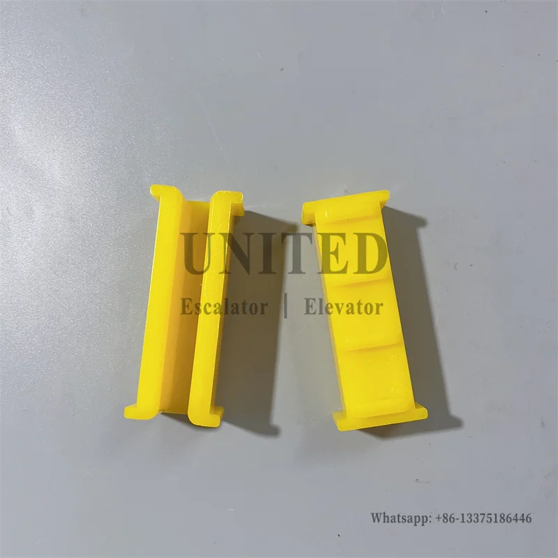 10PCS 100*10 Elevator Guide Shoe Insert Liner Yellow L100mm Groove Width 10mm Lifts Components Accessory Elevator Spare Parts