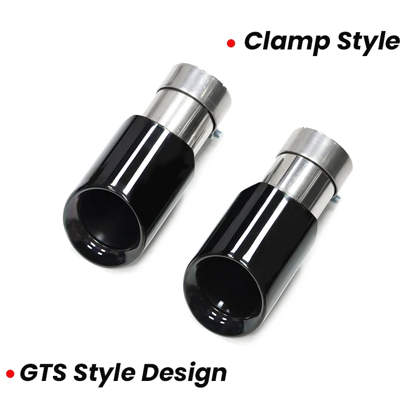 

1 Pcs 304 Stainless Steel Car Exhaust Tip Universal Muffler Tip Single Tailpipe Exhaust System GTS Nozzle 3 Inch Outlet