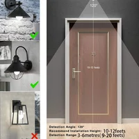 2 шт. светодиодная лампа E27 12 Вт радарный датчик движения 220 В белая лампа работает в ночное время автоматическое включение для дома гостиная лестница дорожка — изображение 6