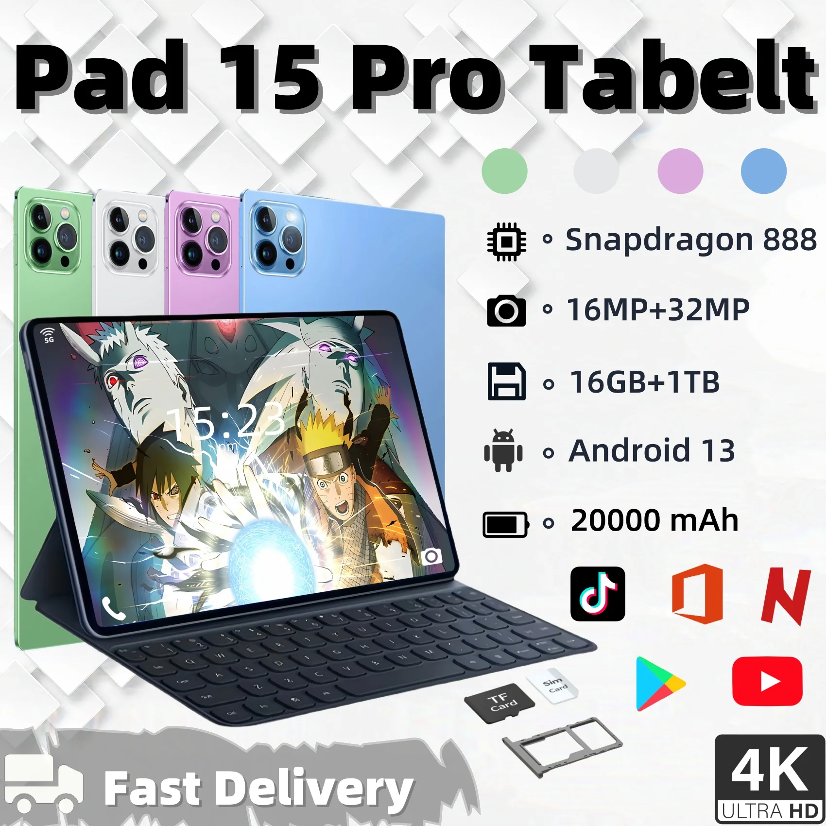 2024 Original Flagship 5g Tablet 15pro Snapdragon 888 16gb 1tb 11 Inches 20000 Mah Android 13.jpg 2024 Original Flagship 5g Tablet 15pro Snapdragon 888 16gb 1tb 11 Inches 20000 Mah Android 13.jpg
