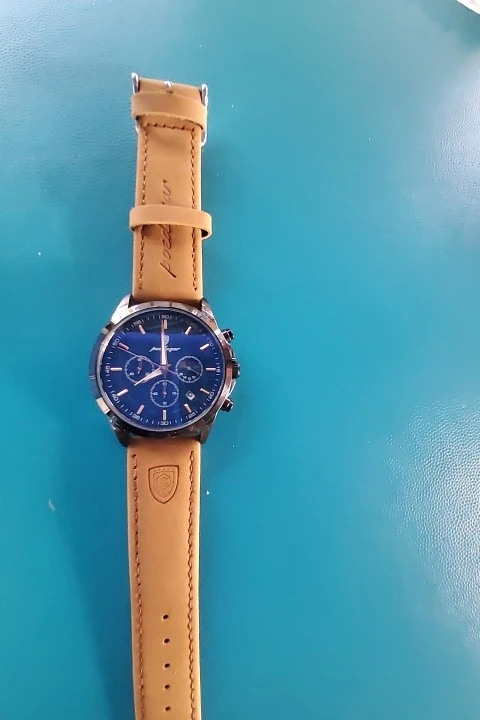 Poedagar relógio de quartzo masculino luxo esportes à prova dwaterproof água cronógrafo luminoso data homem relógio de pulso negócios couro relógios masculinos photo review