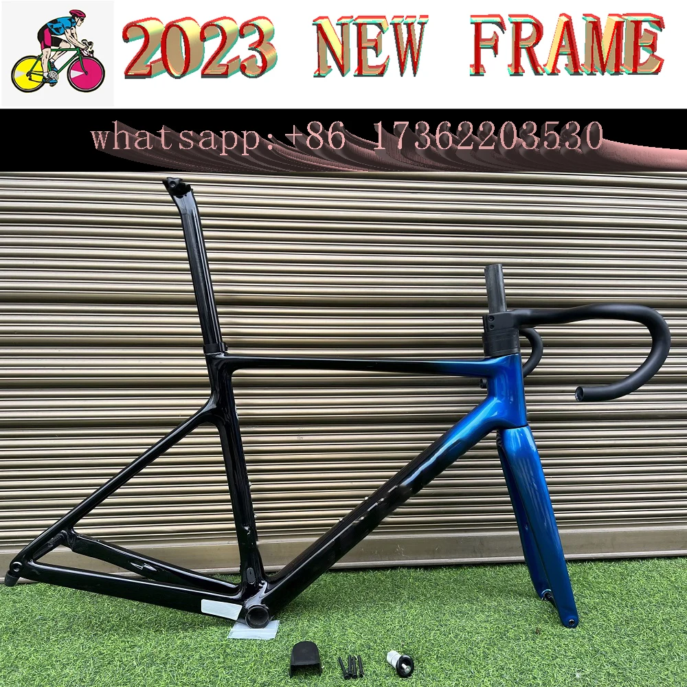 

New T1000 addict rc carbon road bike frame disc brake Bicycle frameset with handlebar Bicycle frame High quality
