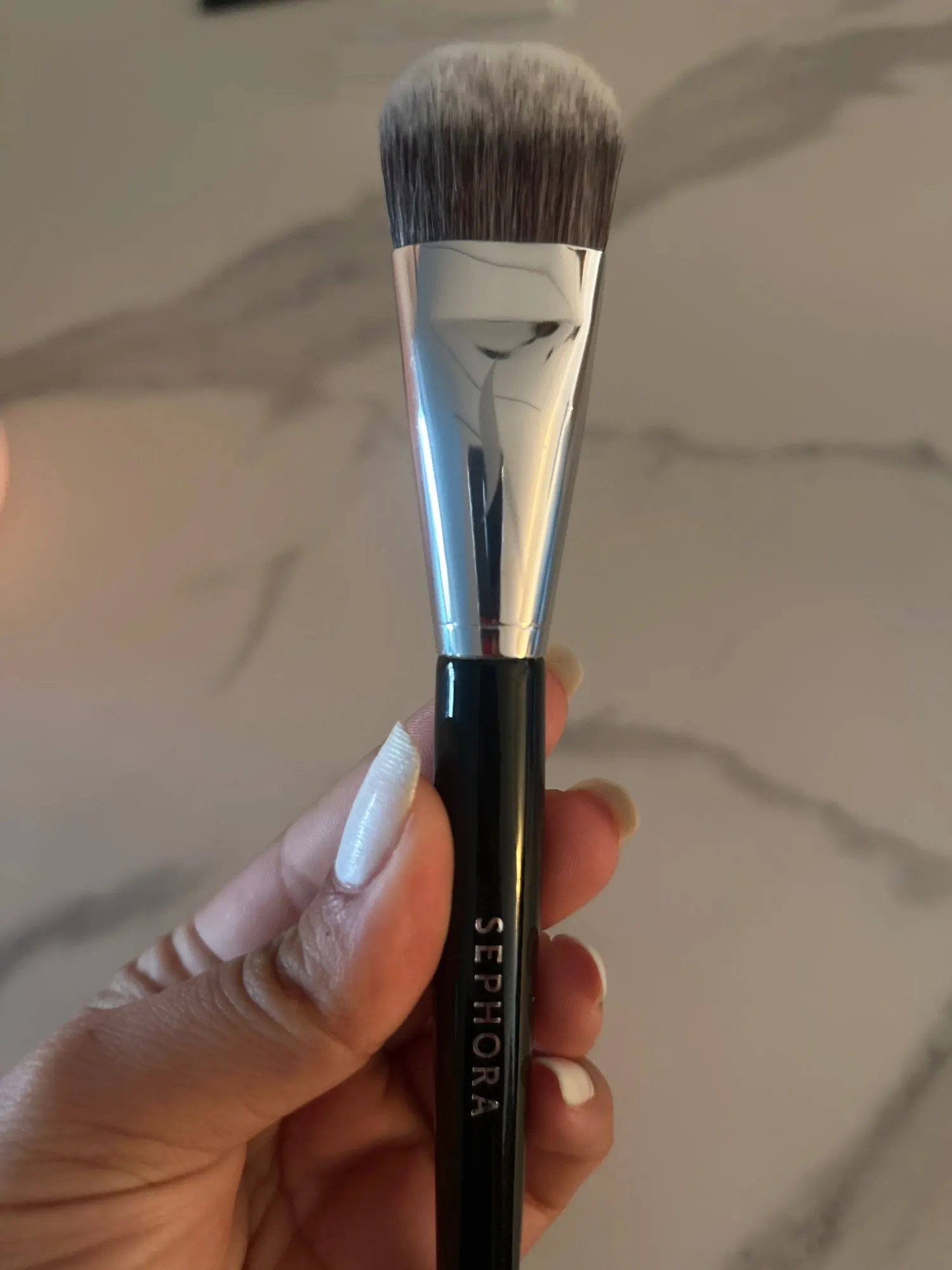 Professional Foundation Brush 47 Broom Head Liquid Foundation Shadow Repairing Brushes photo review