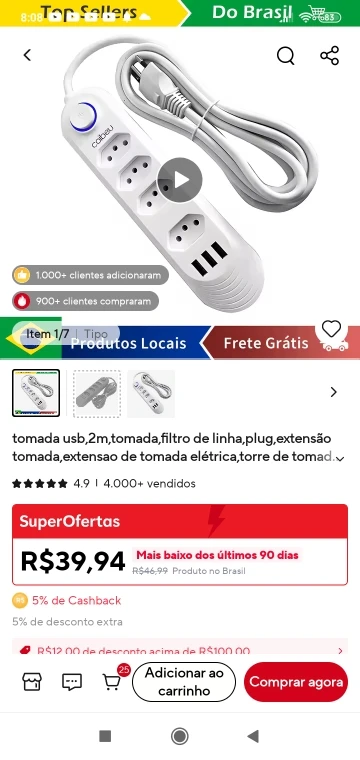 Acendedor Fogão Churrasqueira Isqueiro Eletrônico Recarregável USB - Neverdie Store photo review